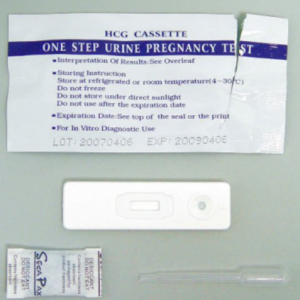 FDA CE certified Rapid HCG Pregnancy Serum/Urine Test Card